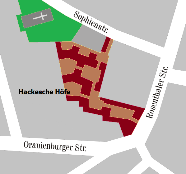 Karte Hackesche Höfe