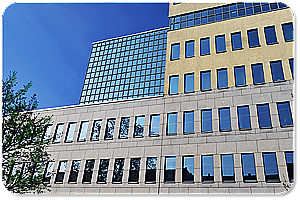 Berliner Regierungsgebäude im Regierungsviertel