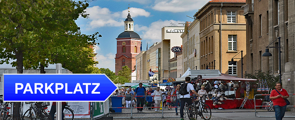 Parkhaus und Pakplatz an der Altstadt Spandau