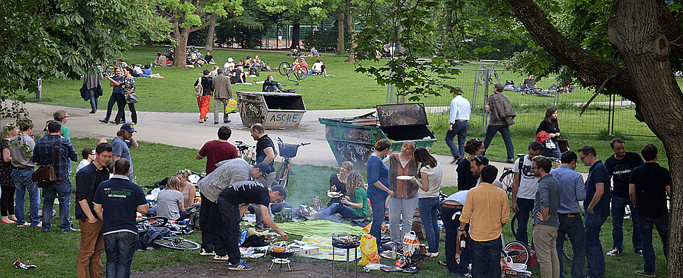 Grillplätze in Berlin Friedrichshain-Kreuzberg