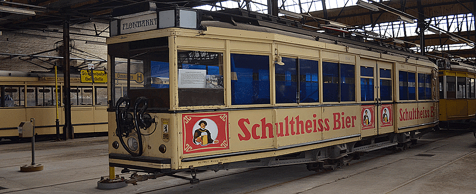 Straßenbahnmuseum - Doppelzug
