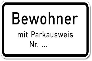 Anwohner-Parkplätze in Berlin