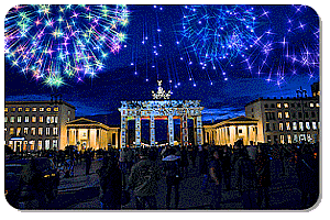 Feuerwerk am Brandenburger Tor