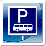 Busparkplatzschild Berlin