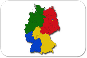 Deutschlan aufgeteilt