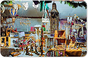 Kunsthandwerk auf dem Umweltweihnachtsmarkt