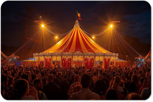 Zirkuszelt Zirkus in Berlin