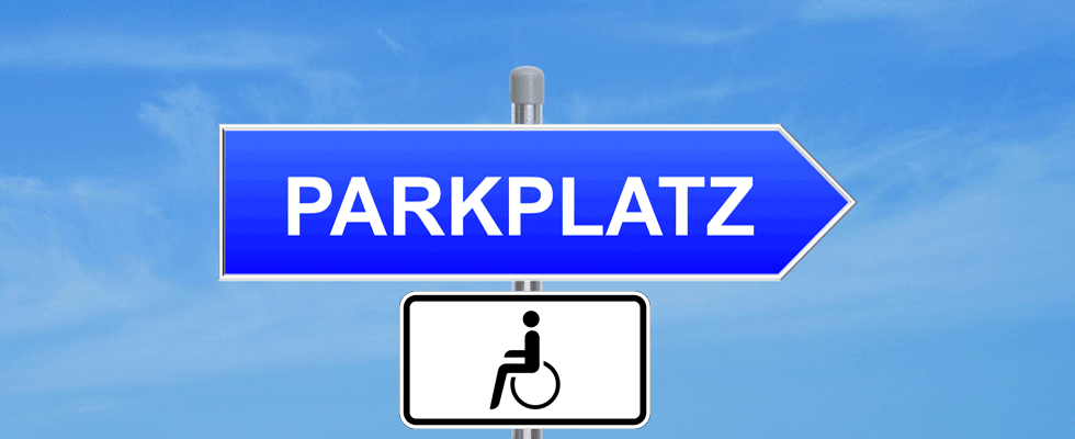 Behindertenparkplatz