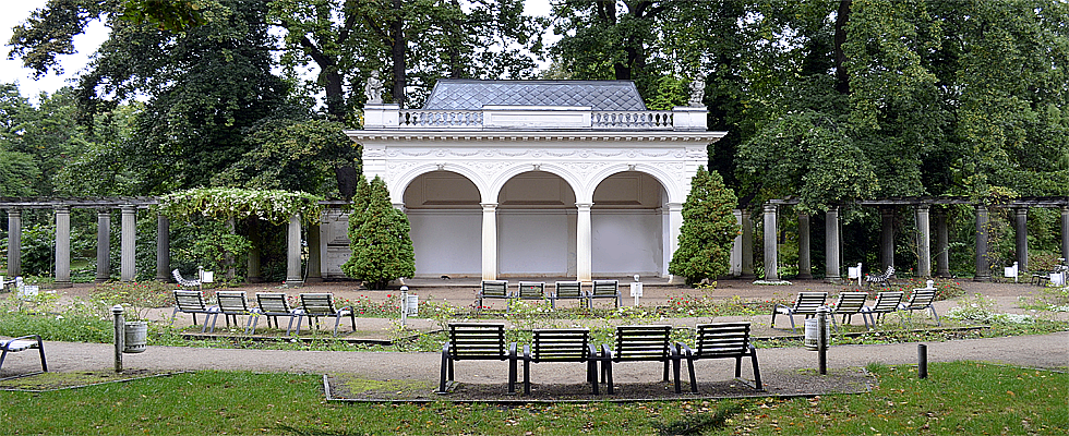 Rosengarten im Park von Pankow