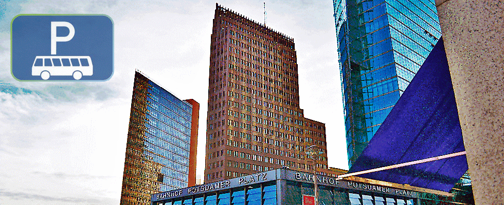 Busparkplatz am Potsdamer Platz