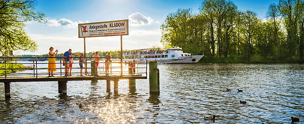 Dampferanlegestelle Kladow in Berlin
