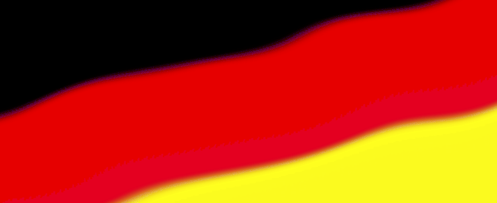 Deutschlandflagge der Bundesrepublik Deutschland
