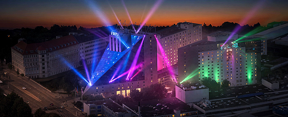 4 Sterne Hotel bei Nacht Estrel Hotel bei Nacht