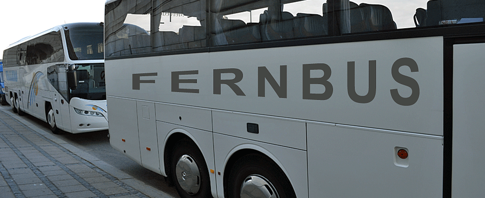 Fernbus am Zentralen Omnibusbahnhof Berlin