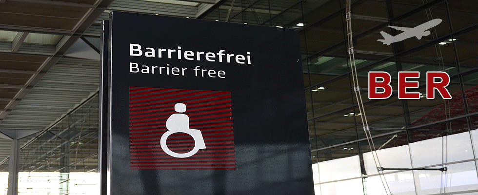 Flughafen BER Barrierefrei