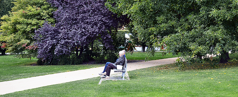 Hohenzollernpark in Berlin Spandau