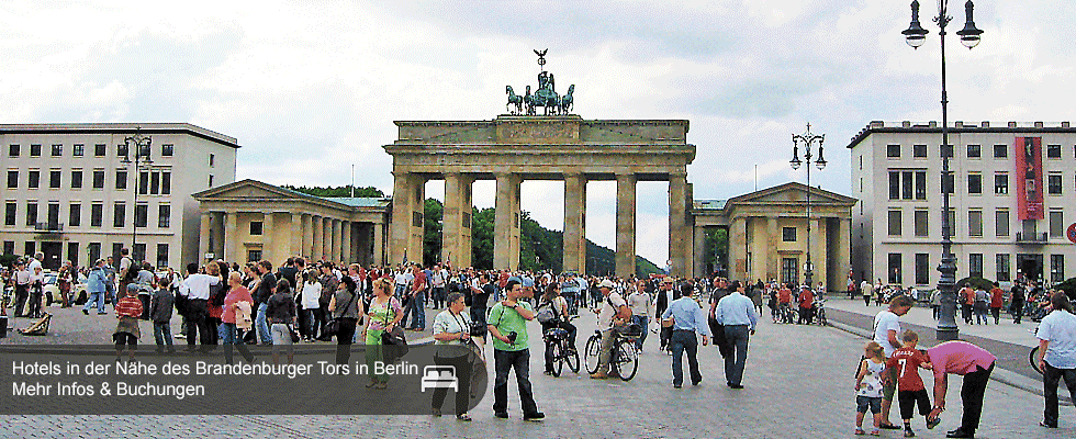 Hotels am Brandenburger Tor in Berlin