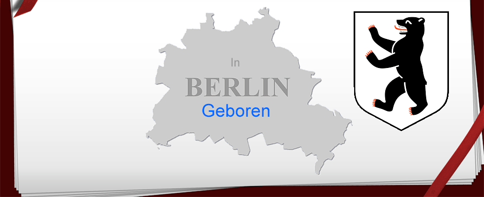 Geboren in Berlin - Politiker
