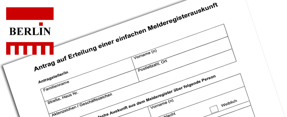 Zentrales Einwohnermeldeamt Berlin Meldeamt Berlin