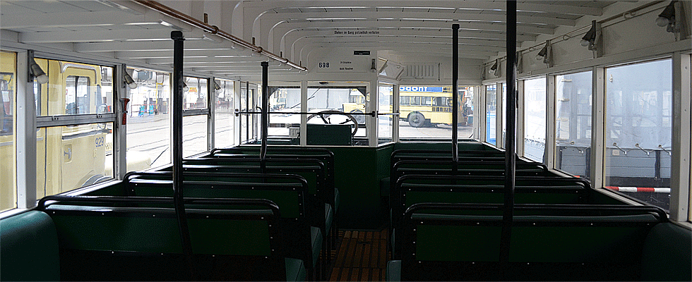 Omnibusmuseum - Fahrgastraum