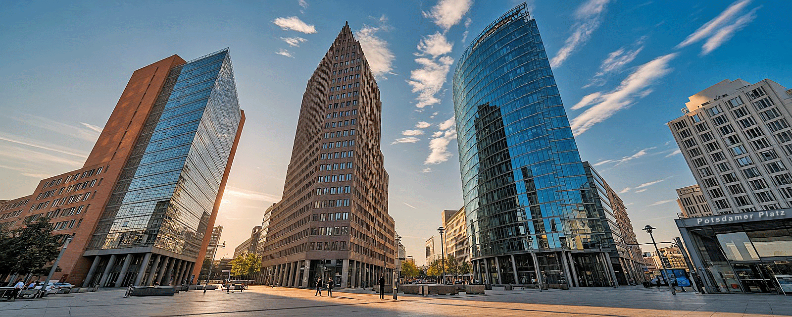 Skyline am Potsdamer Platz