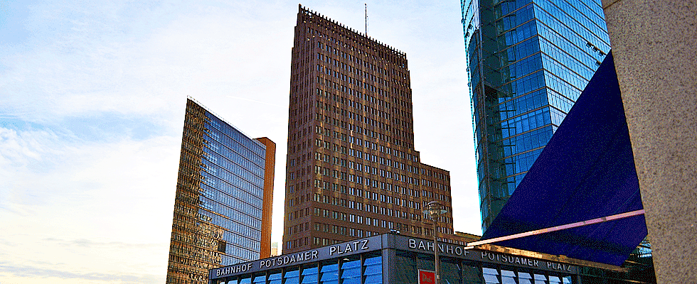 Hohe Gebäude in Berlin