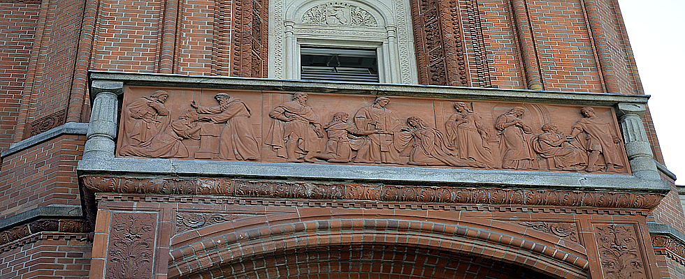 Terrakottafries am Rote Rathaus