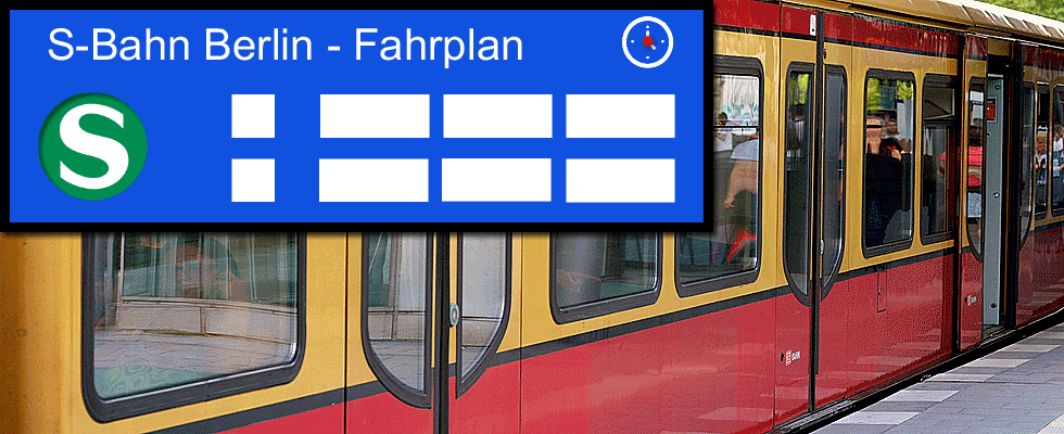S-Bahn Berlin Fahrplan