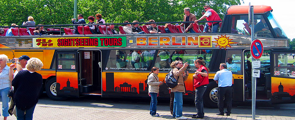 Berliner Bus Tour Haltestelle