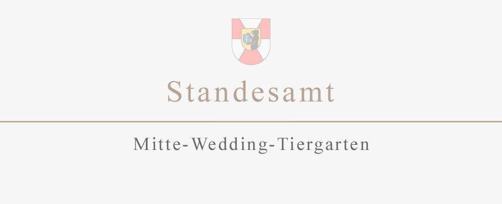 Standesamt Berlin Mitte-Wedding-Tiergarten