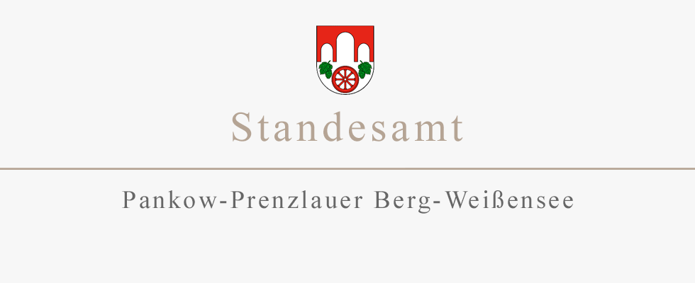 Standesamt Berlin Pankow-Prenzlauer Berg-Weißensee