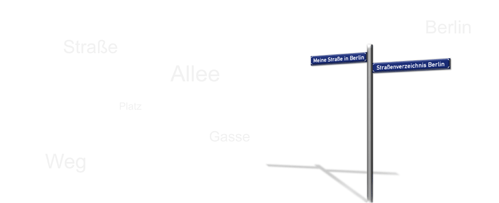 Straßenverzeichnis Berlin - Straßen und Plätze mit X