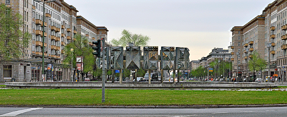 Strausberger Platz in Berlin Mitte