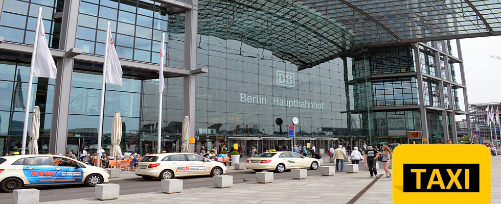 Taxi am Hauptbahnhof Berlin