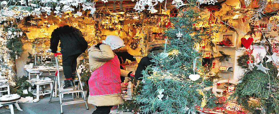 Frische Waffeln Weihnachtsmarkt Uber Arena