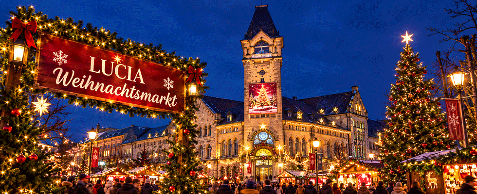Berliner Kulturbrauerei mit Weihnachtsmarkt Lucia Kulturbrauerei zum Advent