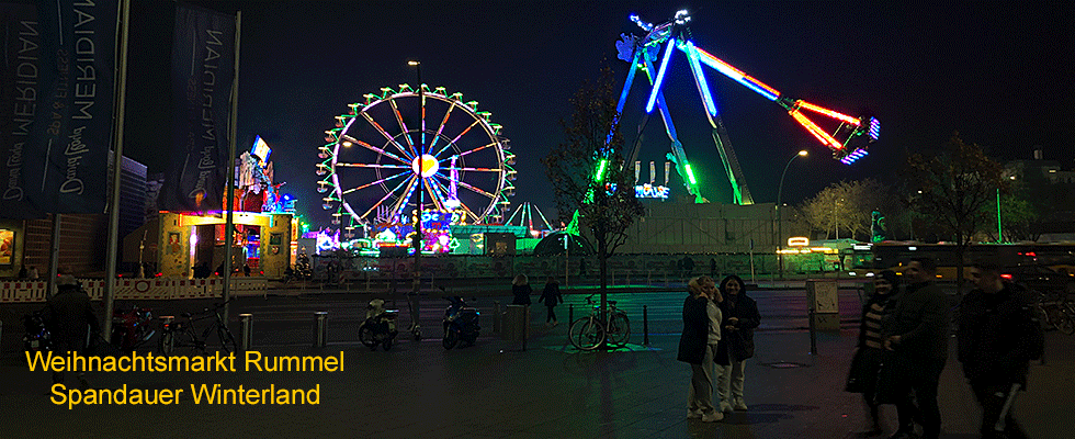 Weihnachtsmarkt-Rummel Postgelände Spandau