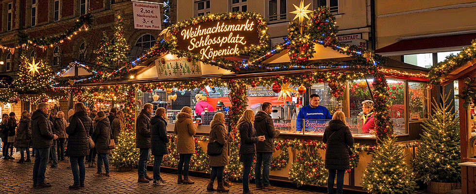 Weihnachtsmarkt Schlossplatz Köpenick