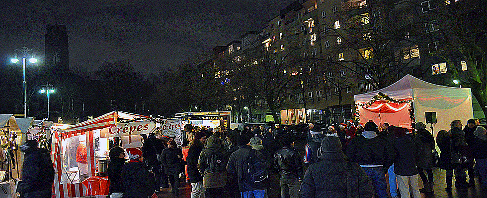 Weihnachtsmarkt am Winterfeldplatz in Berlin